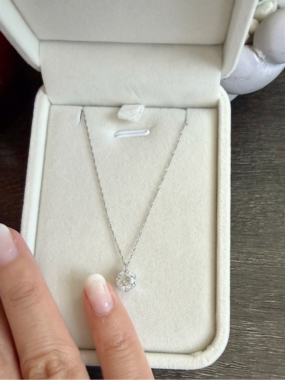 Natural Diamond 1.1tct Necklaces